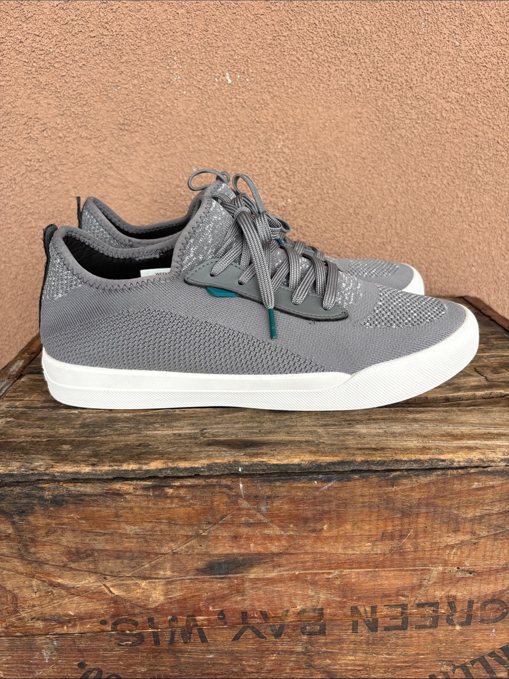 Vessi Weekend Men’s Concrete Grey Waterproof Sneaker in Concrete Gray